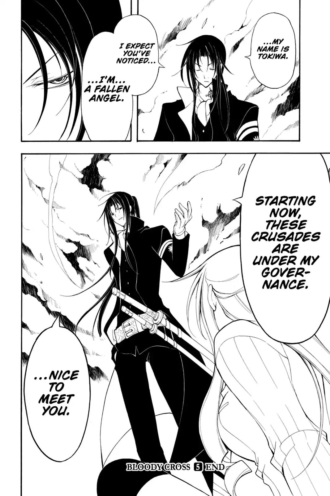Bloody Cross Chapter 23 page 35 - Chapter 23: Words of an Angel