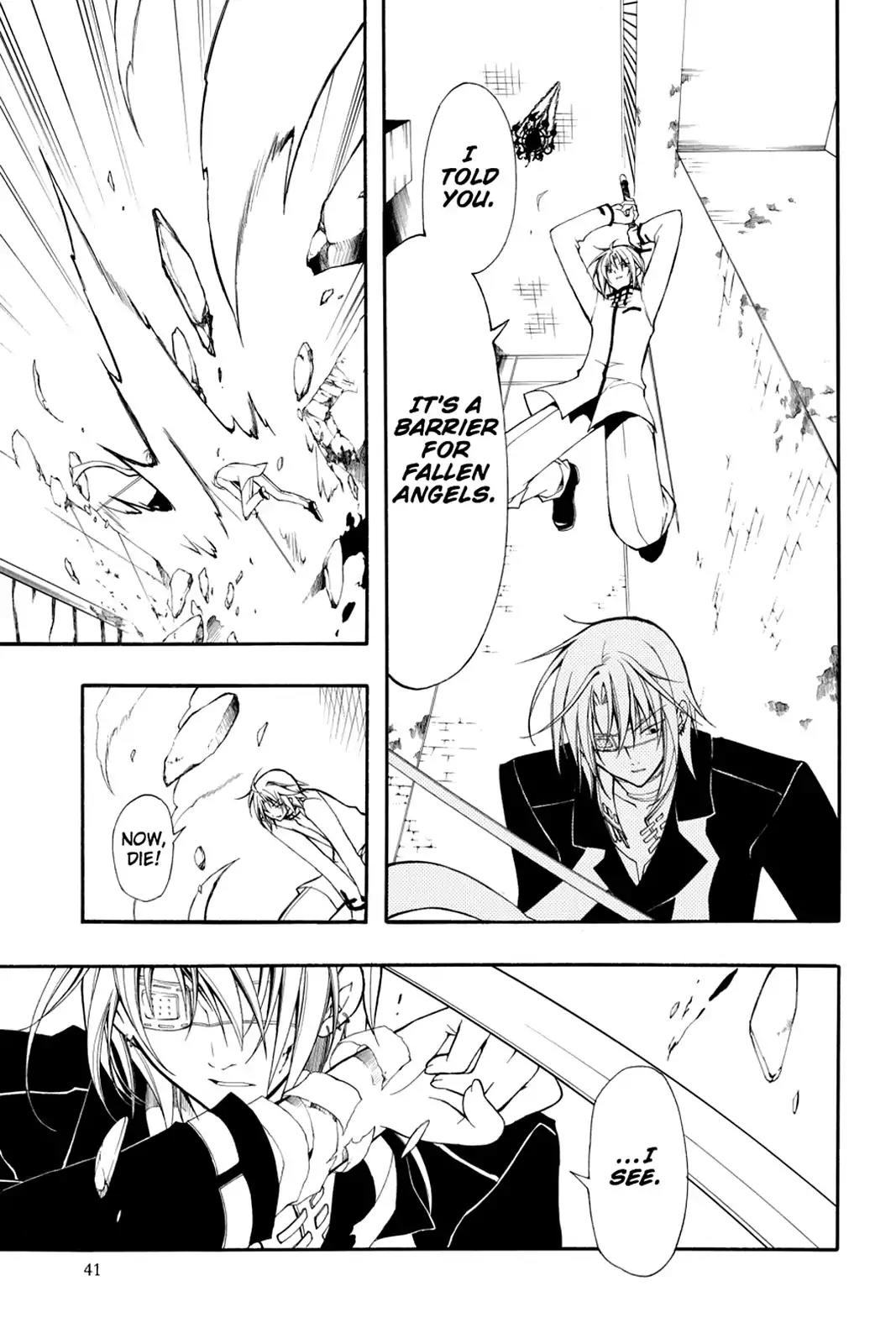 Bloody Cross Chapter 4 page 43 - Chapter 4: Feathers