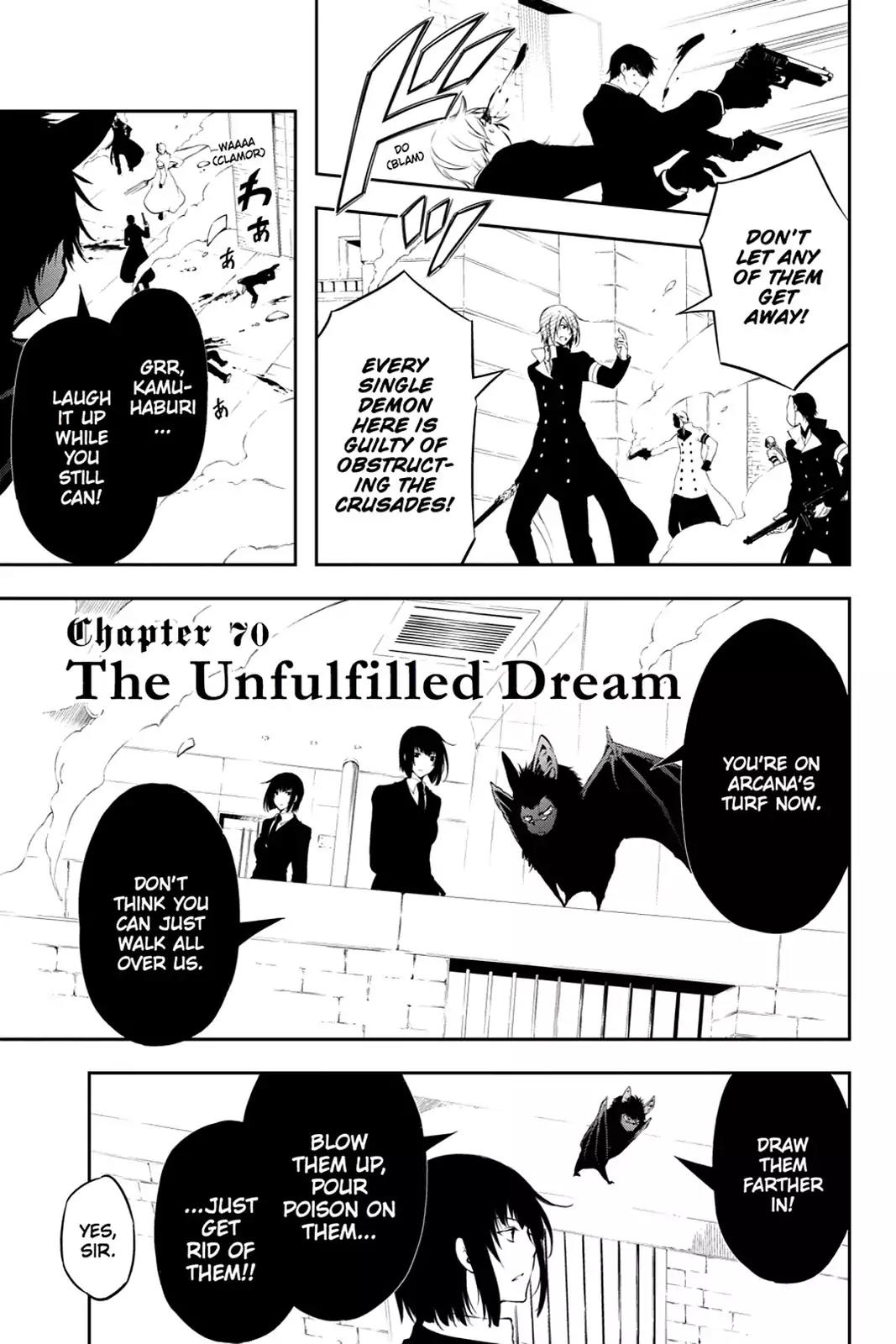 Bloody Cross Chapter 70 page 1 - Chapter 70: The Unfulfilled Dream