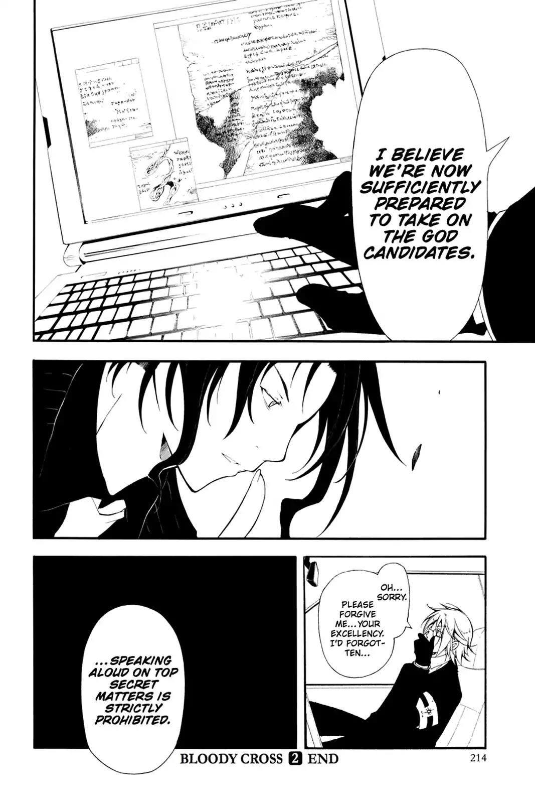 Bloody Cross Chapter 8 page 38 - Chapter 8: The Whereabout of the Full Moon