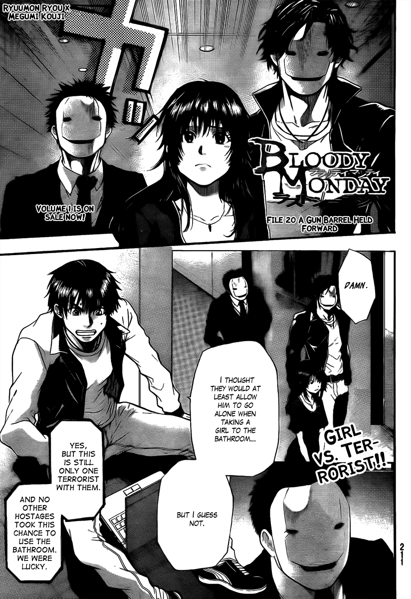 Bloody Monday - Last Season Chapter 20 page 1 - Chapter 20: A Gun Barrel Held Forward