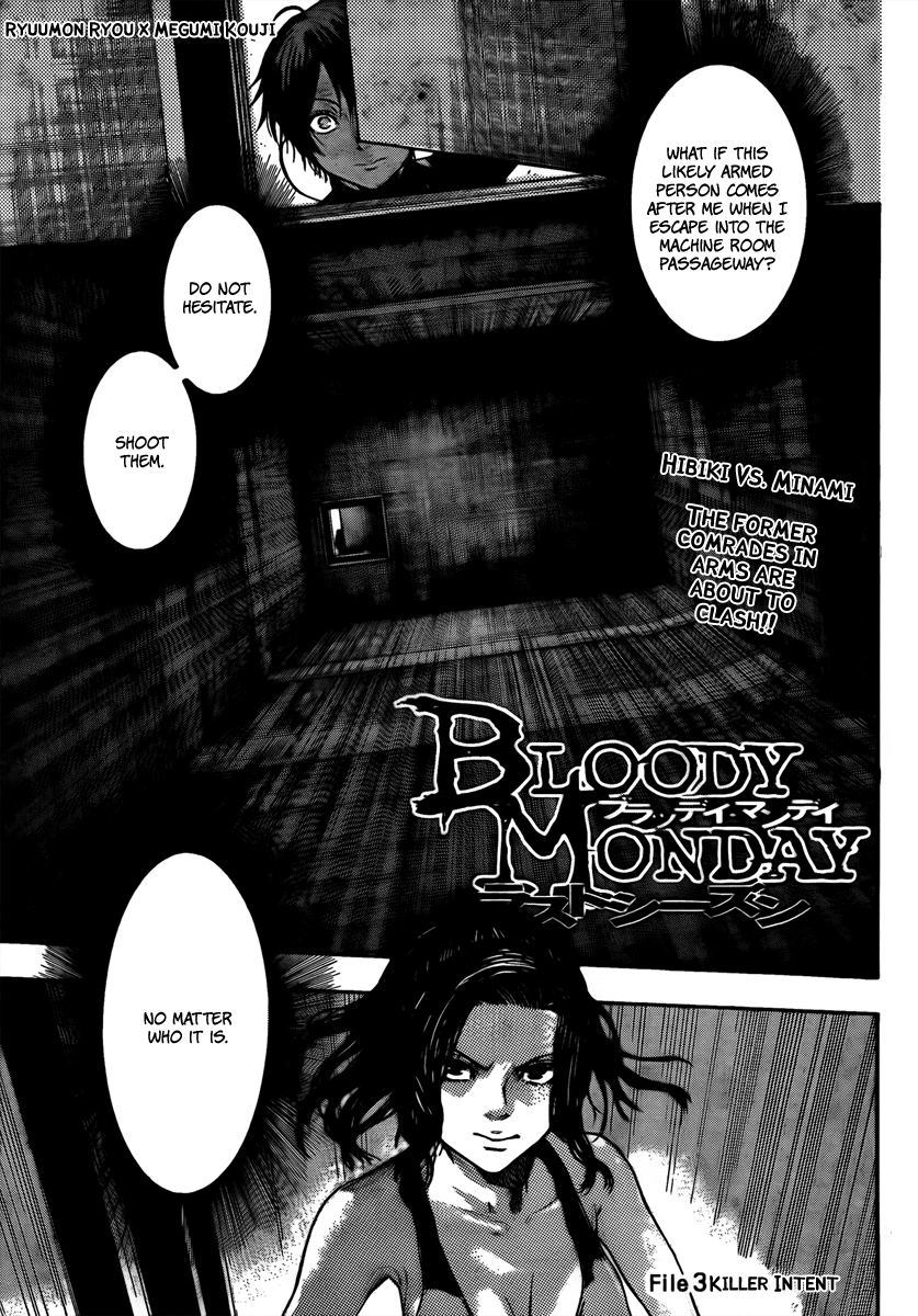Bloody Monday - Last Season Chapter 3 page 1 - Chapter 3: Killer Intent