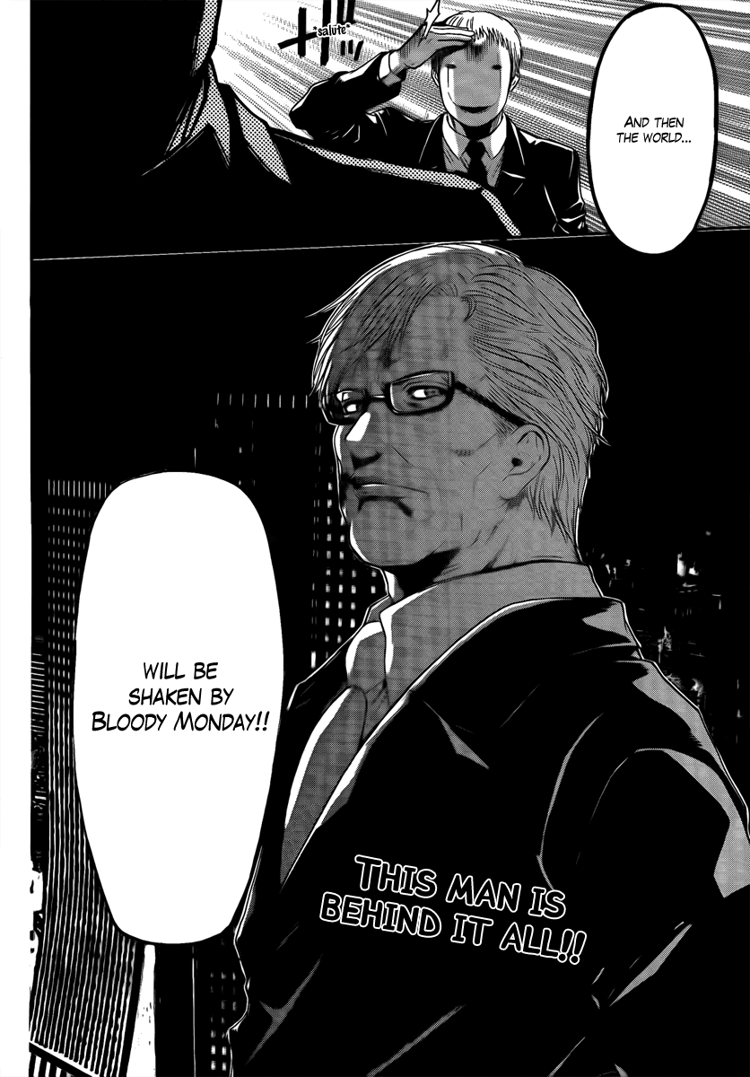 Bloody Monday - Last Season Chapter 6 page 19 - Chapter 6: The Man Who Can Change the World
