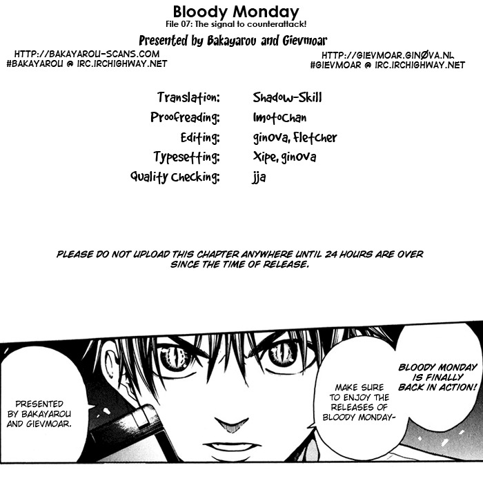 Bloody Monday Chapter 7 page 23 - Chapter 7: The Signal to Counterattack