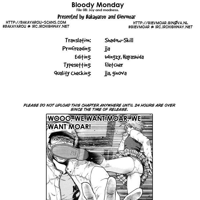 Bloody Monday Chapter 8 page 21 - Chapter 8: Joy and Madness