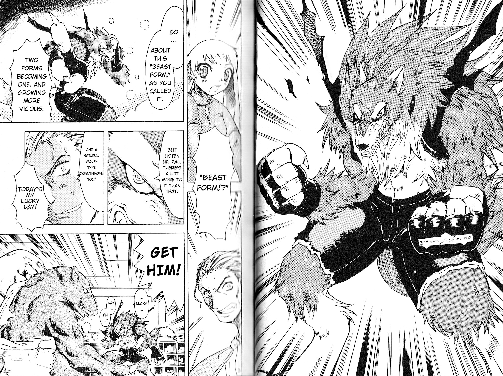 Bloody Roar the Fang Chapter 1 page 22 - Chapter 1: Wolf Man - The Fang