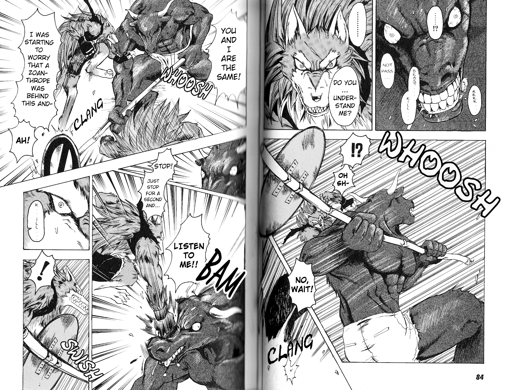 Bloody Roar the Fang Chapter 2 page 14 - Chapter 2: Bull-Headed Demon - Ghost of the Minotaur