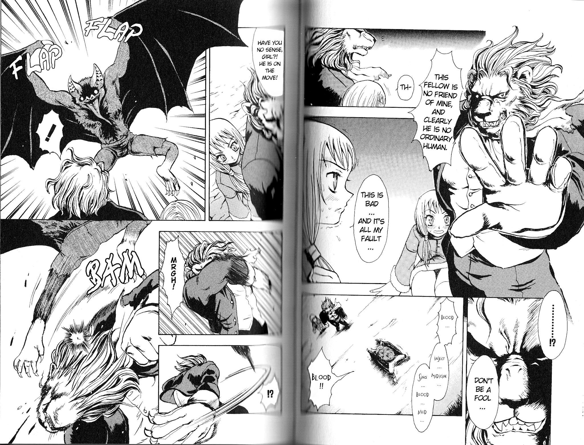 Bloody Roar the Fang Chapter 3 page 10 - Chapter 3: Encounter with the Grimacing Man