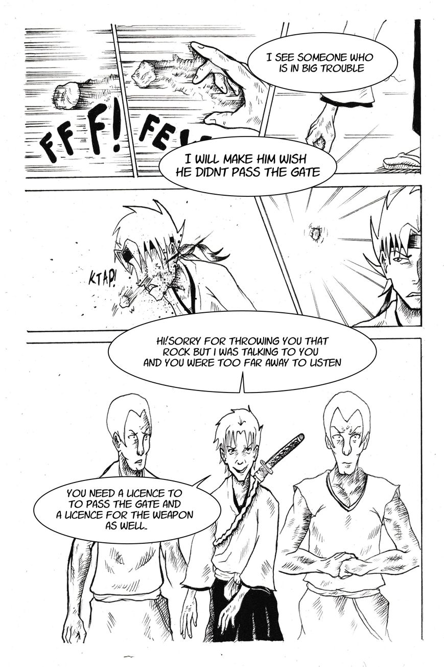 Bloody Rose Chapter 2 page 8 - Chapter 2 : The illegal Pass