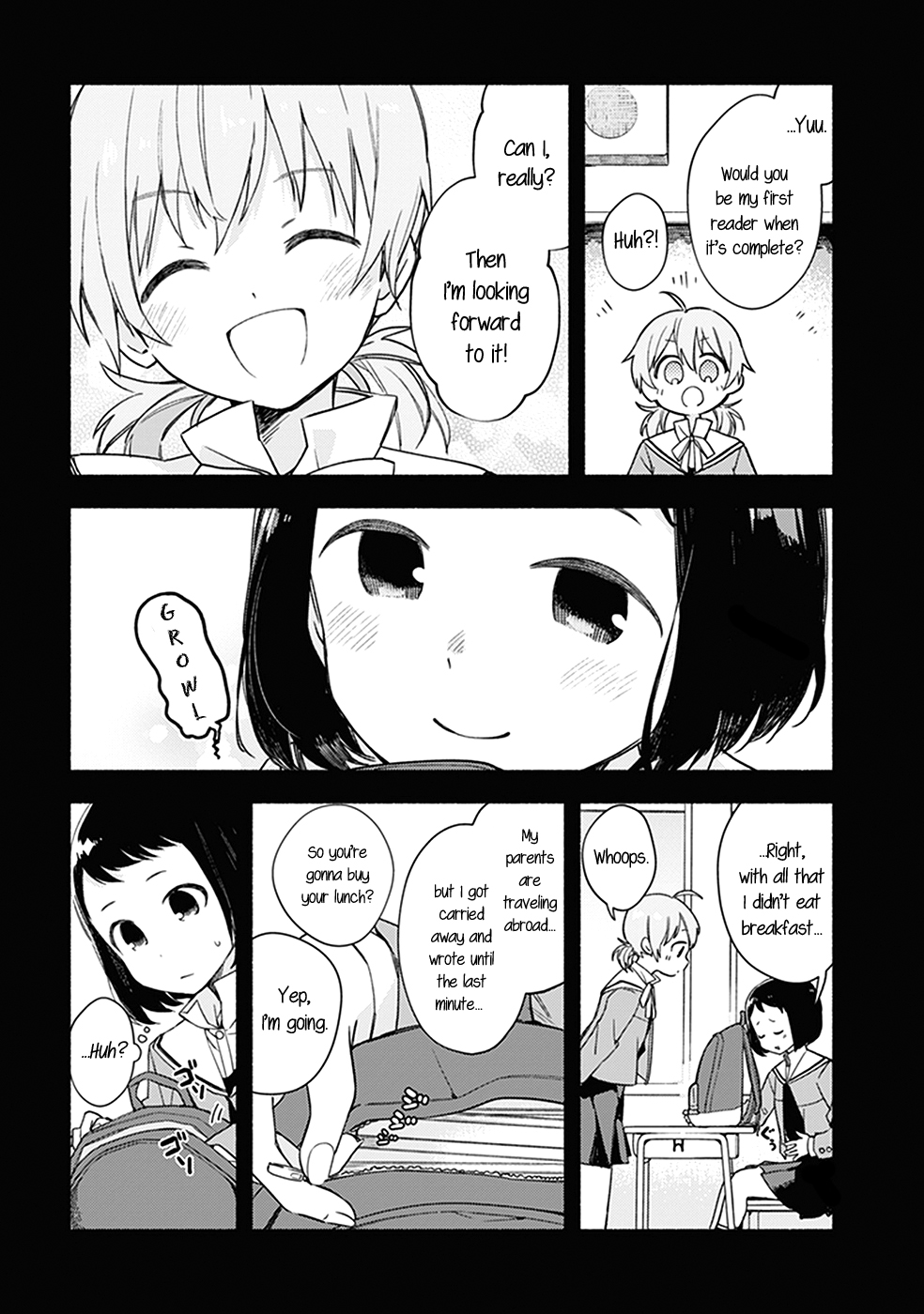 Bloom Into You: Official Comic Anthology Chapter 4 page 4 - Chapter 4: Onigiri, Croquette, Tamagoyaki