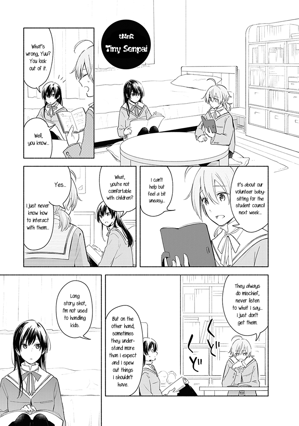 Bloom Into You: Official Comic Anthology Chapter 5 page 2 - Chapter 5: Tiny Senpai