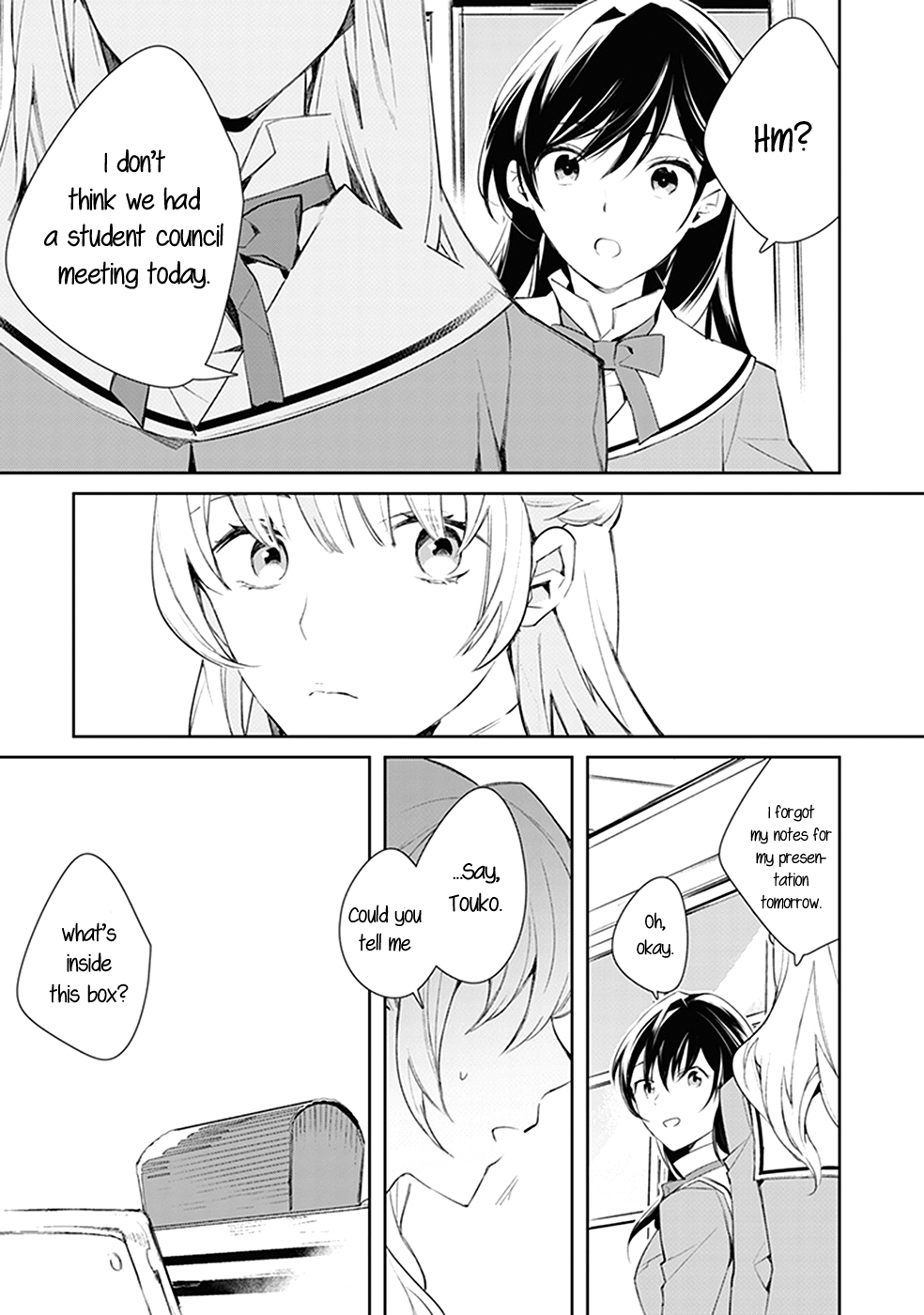 Bloom Into You: Official Comic Anthology Chapter 6 page 10 - Chapter 6: In the Box