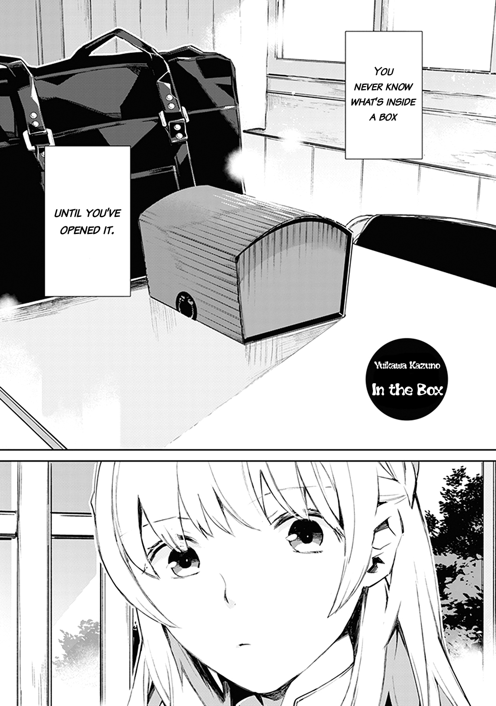 Bloom Into You: Official Comic Anthology Chapter 6 page 2 - Chapter 6: In the Box
