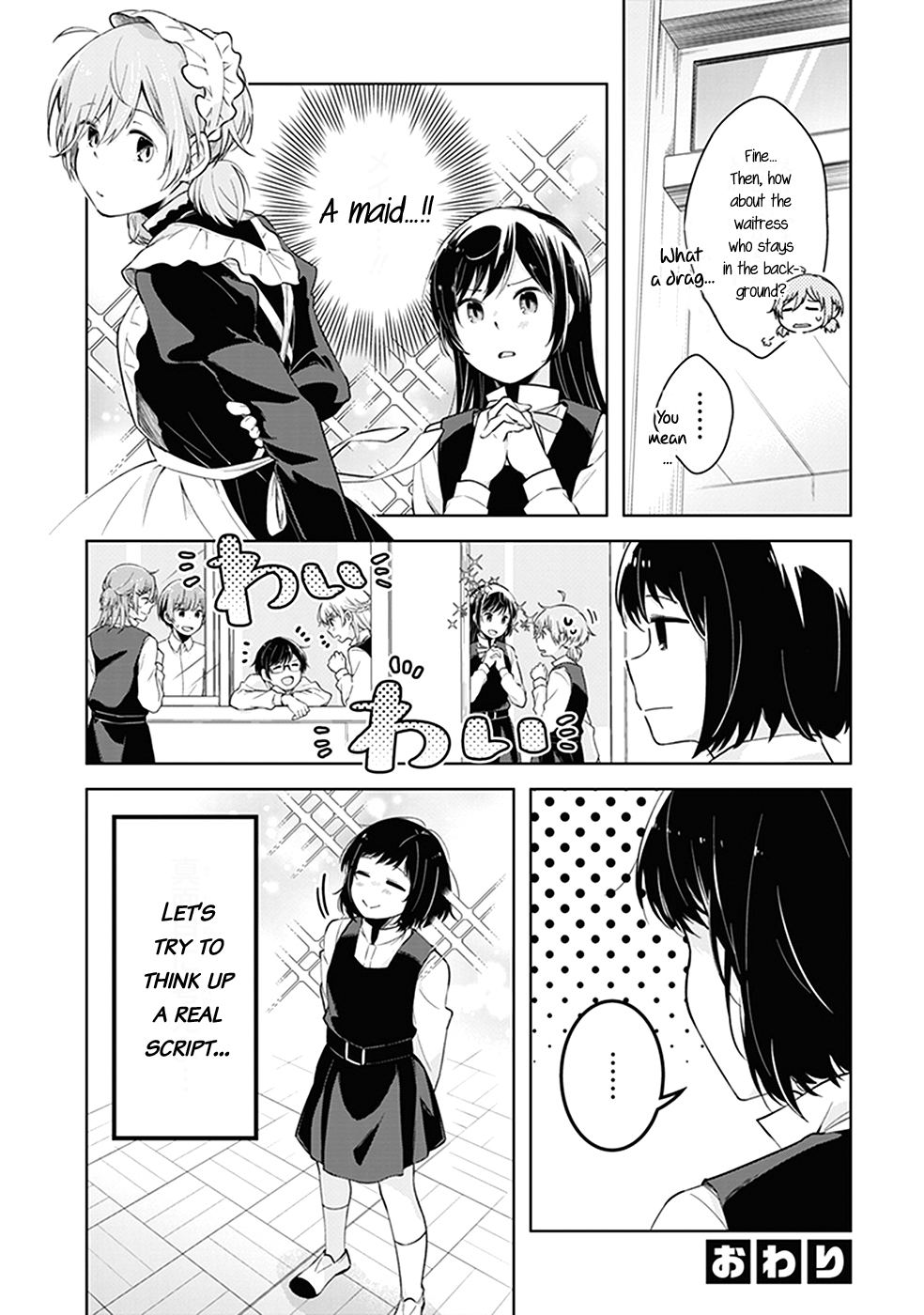 Bloom Into You: Official Comic Anthology Chapter 8 page 11 - Chapter 8: Let's Write a Script!