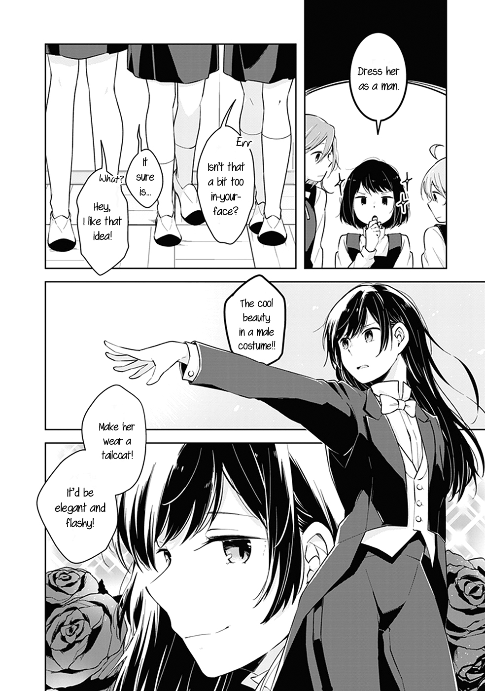 Bloom Into You: Official Comic Anthology Chapter 8 page 3 - Chapter 8: Let's Write a Script!