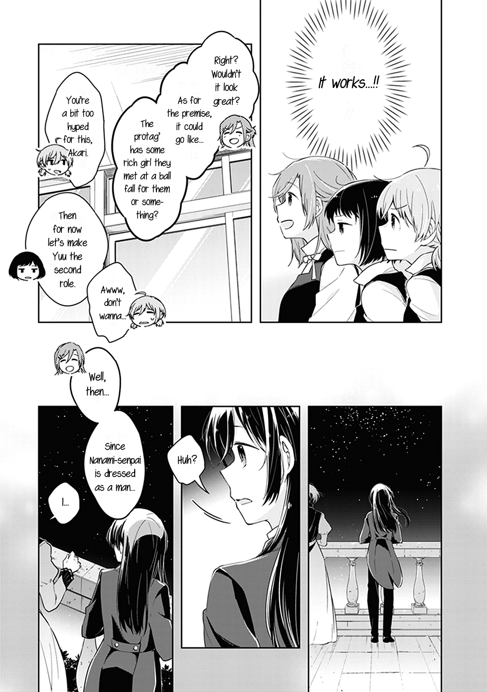 Bloom Into You: Official Comic Anthology Chapter 8 page 4 - Chapter 8: Let's Write a Script!