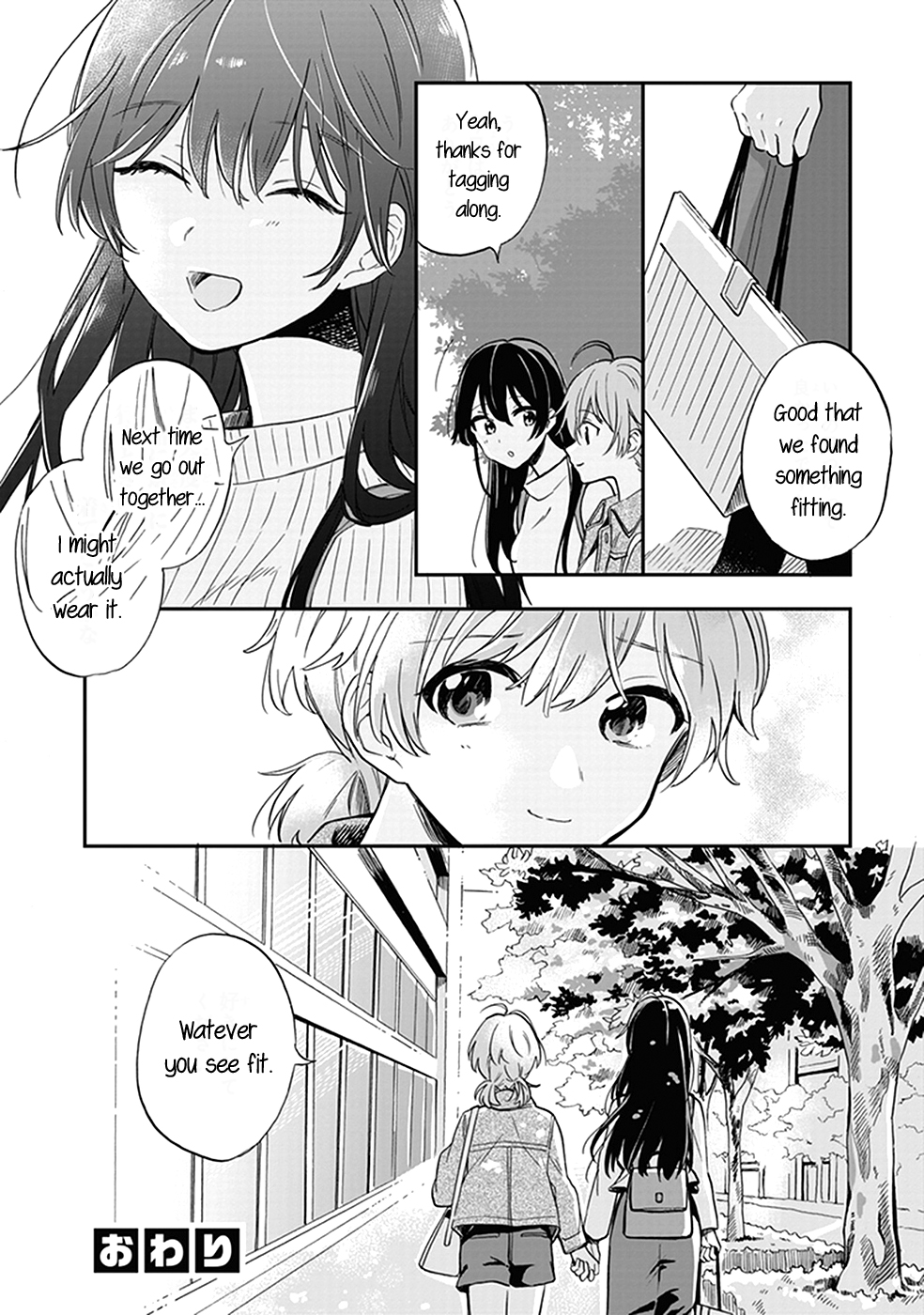 Bloom Into You: Official Comic Anthology Chapter 9 page 11 - Chapter 9: What Will You Wear Tomorrow?