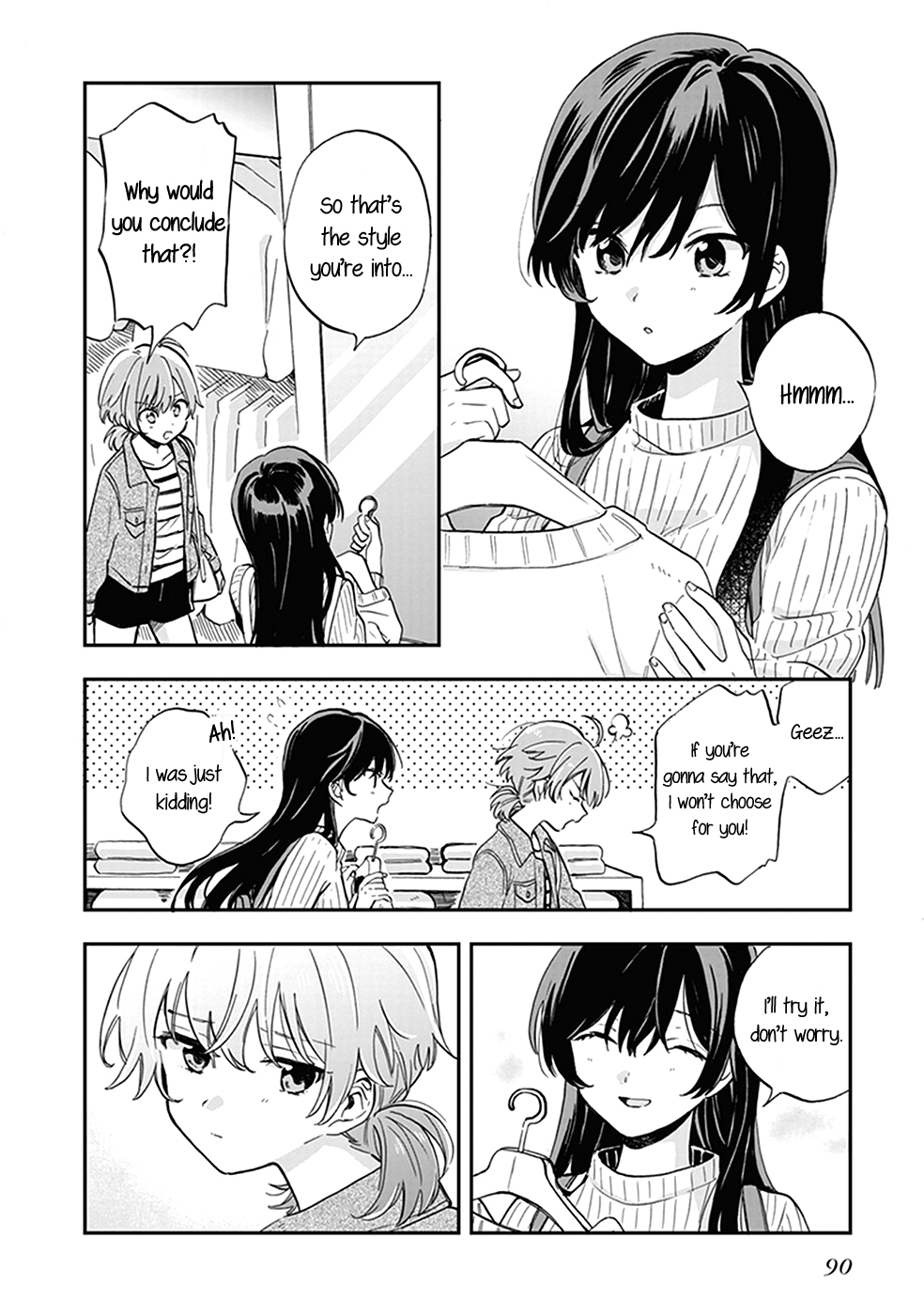 Bloom Into You: Official Comic Anthology Chapter 9 page 3 - Chapter 9: What Will You Wear Tomorrow?