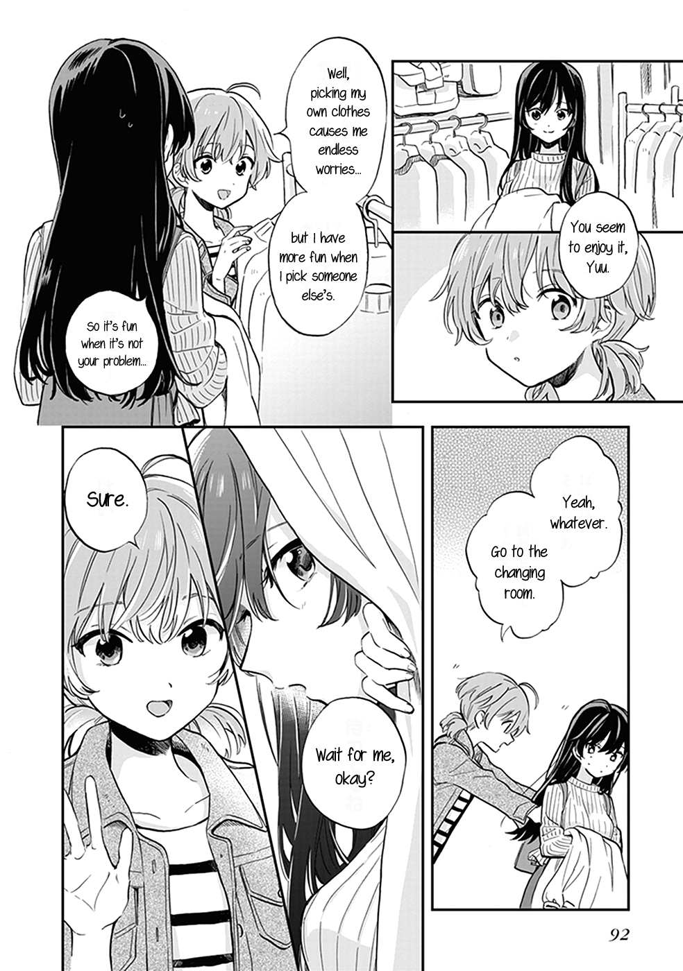 Bloom Into You: Official Comic Anthology Chapter 9 page 5 - Chapter 9: What Will You Wear Tomorrow?