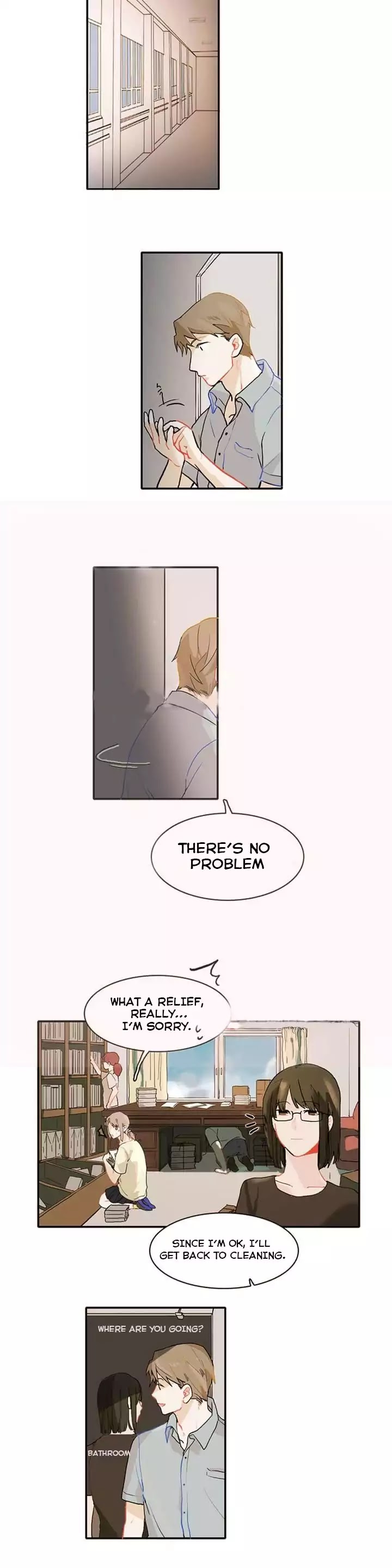Blue Cheese Table Chapter 1 page 12 - Chapter 1: Cleaning, Bookcase And Right Hand