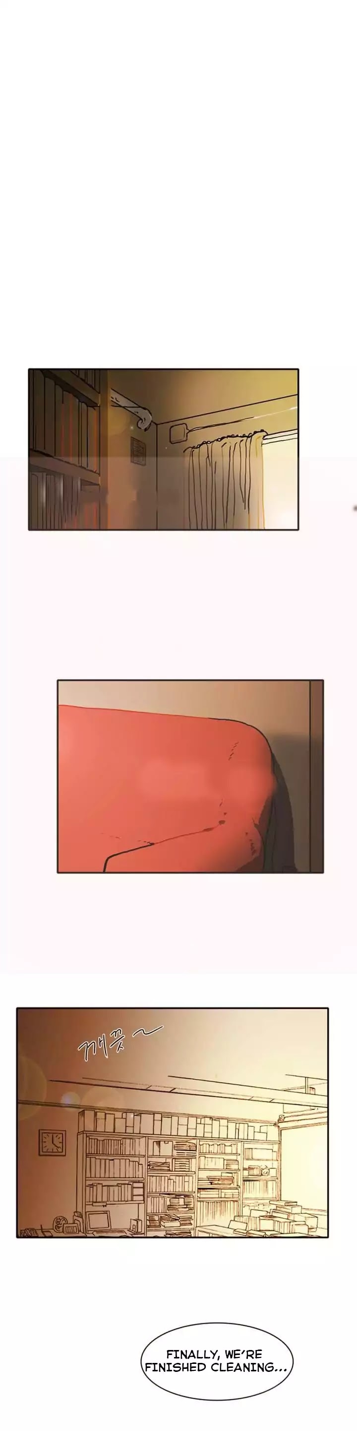 Blue Cheese Table Chapter 1 page 14 - Chapter 1: Cleaning, Bookcase And Right Hand
