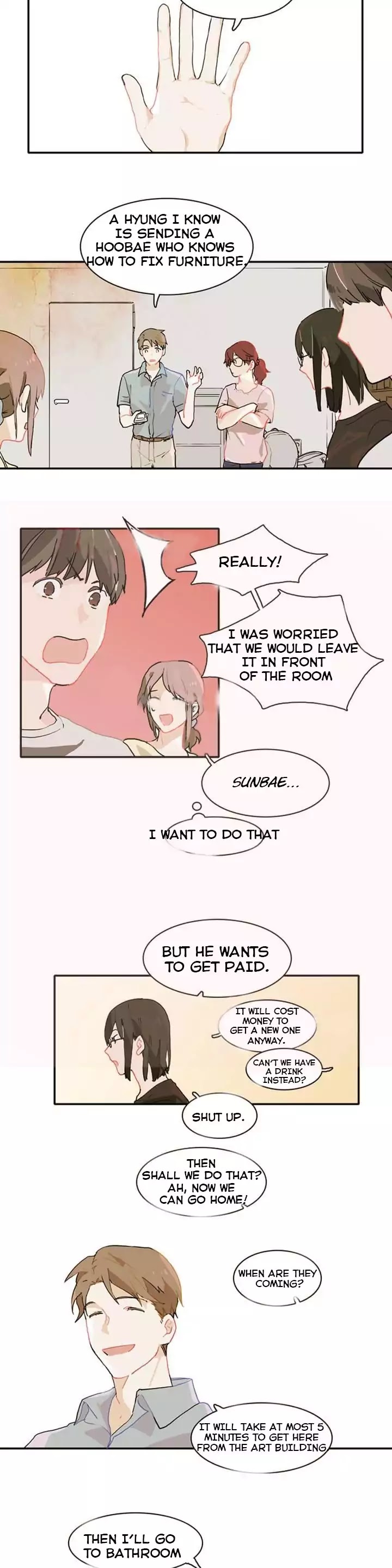 Blue Cheese Table Chapter 1 page 16 - Chapter 1: Cleaning, Bookcase And Right Hand