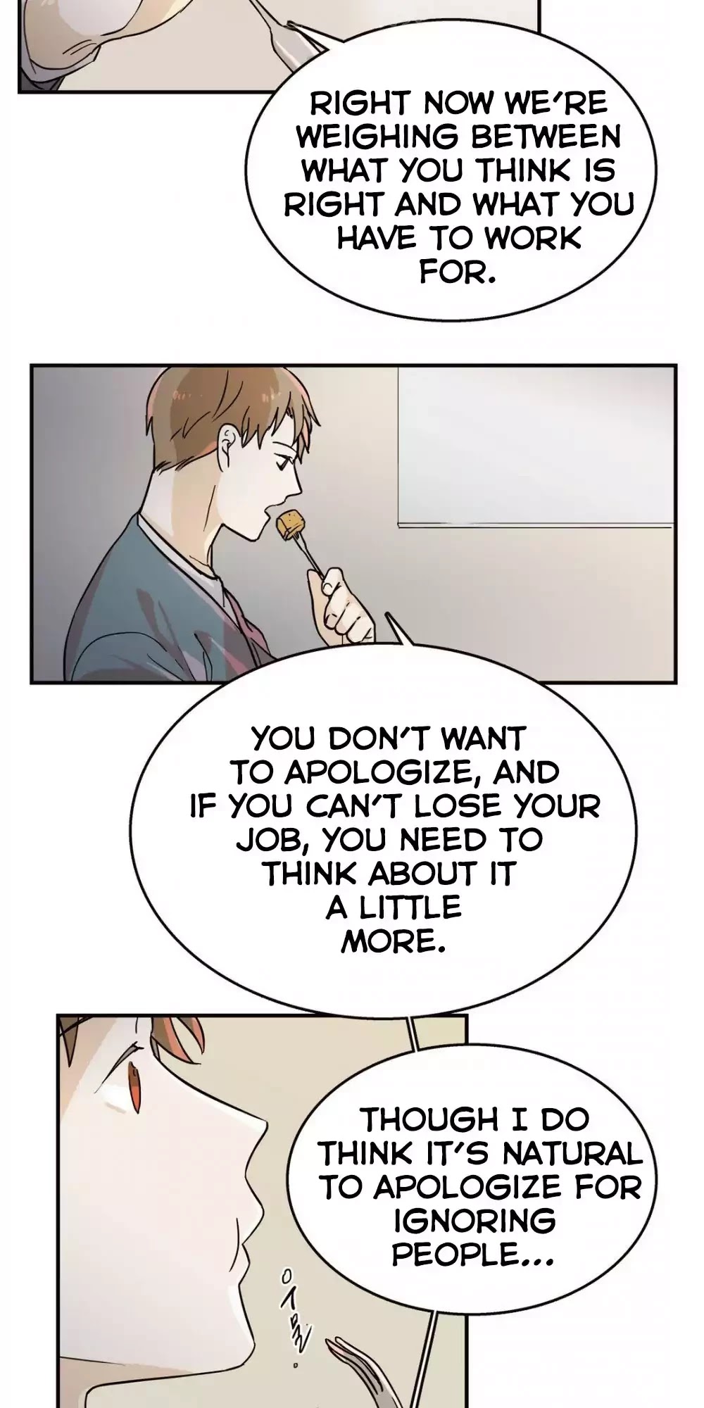 Blue Cheese Table Chapter 28 page 10 - Chapter 28: The Dark Man Has Few Words