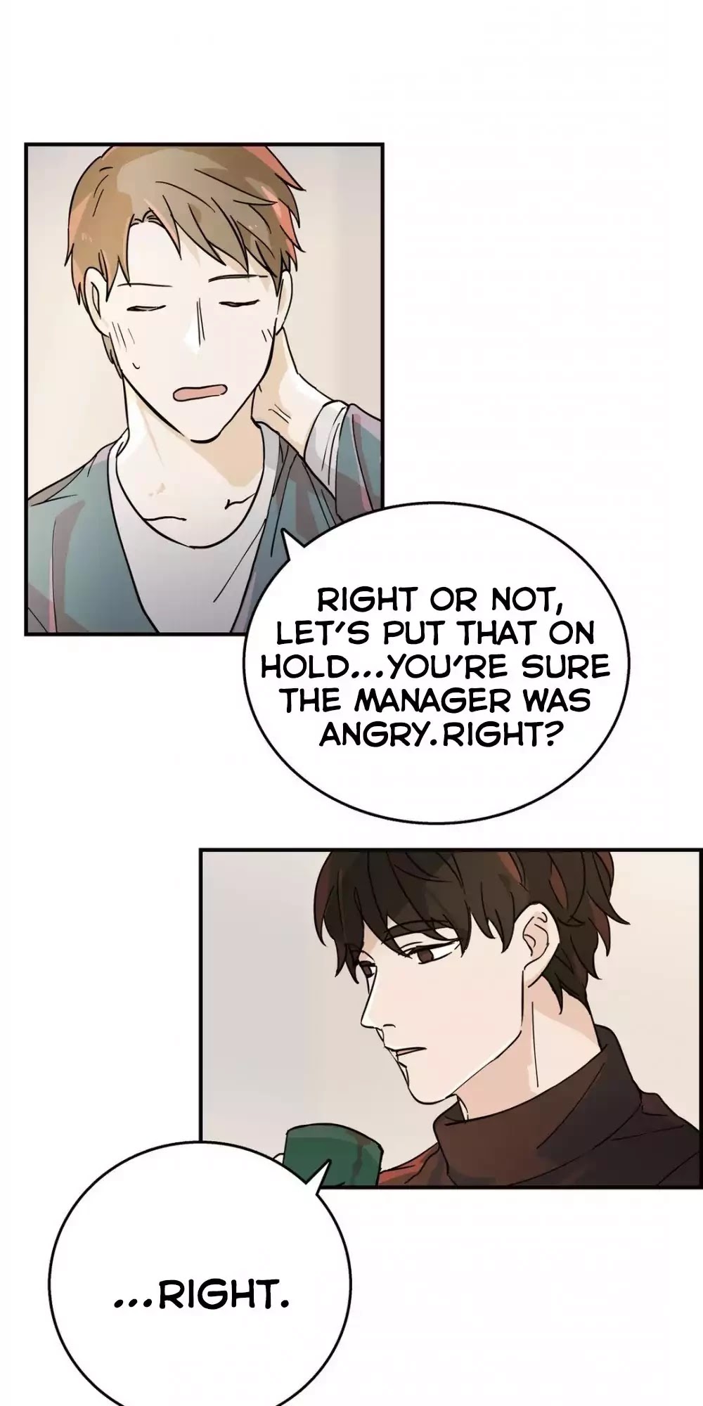 Blue Cheese Table Chapter 28 page 4 - Chapter 28: The Dark Man Has Few Words