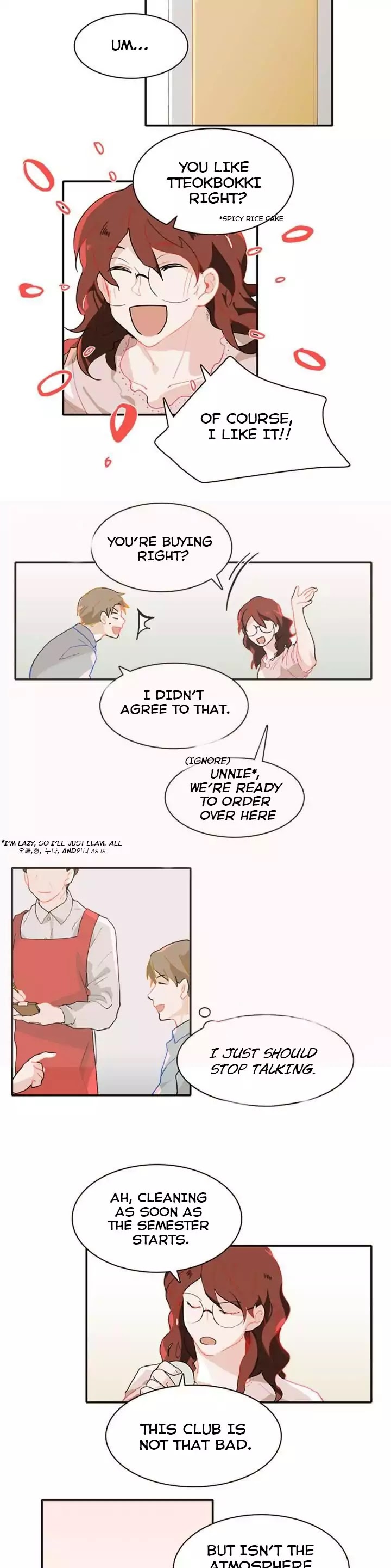 Blue Cheese Table Chapter 3 page 2 - Chapter 3: I Know You