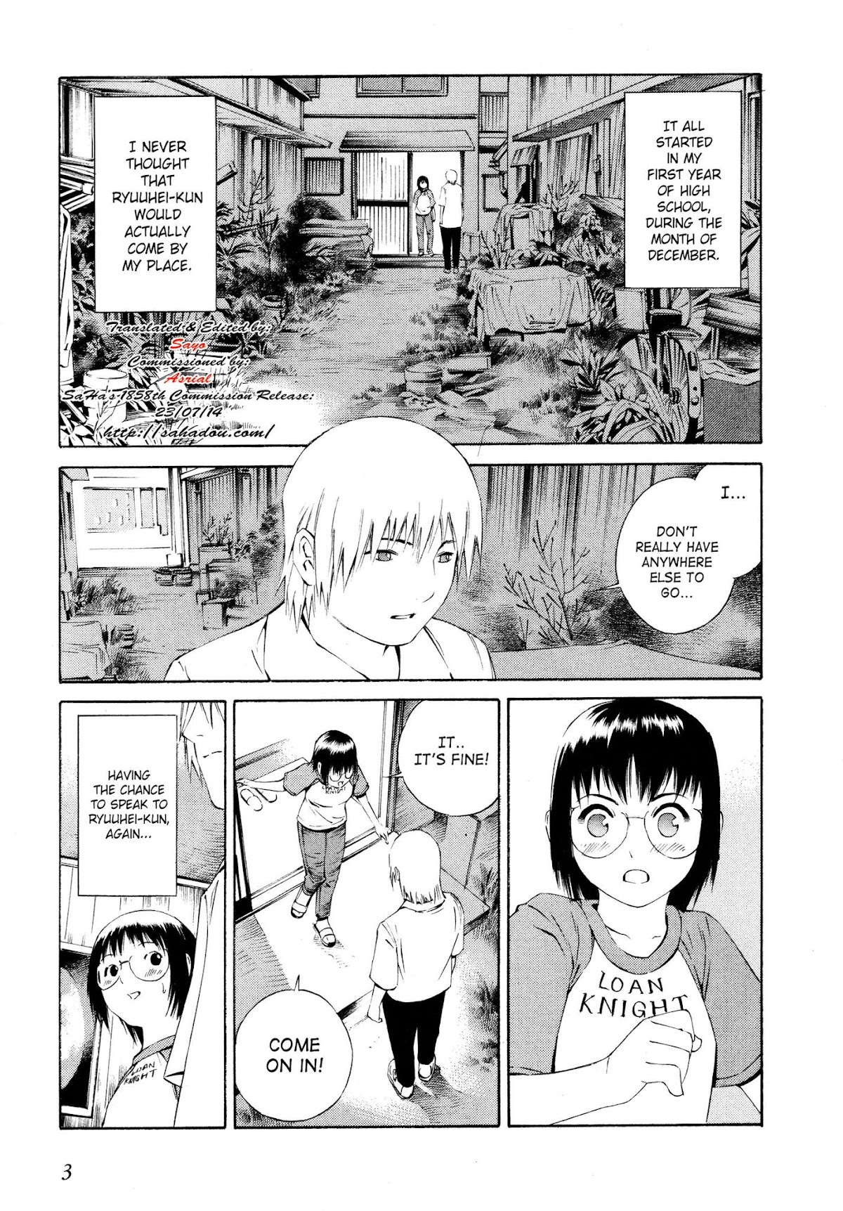 Blue Drop Chapter 1 page 3 - Chapter 1: Kaminoko