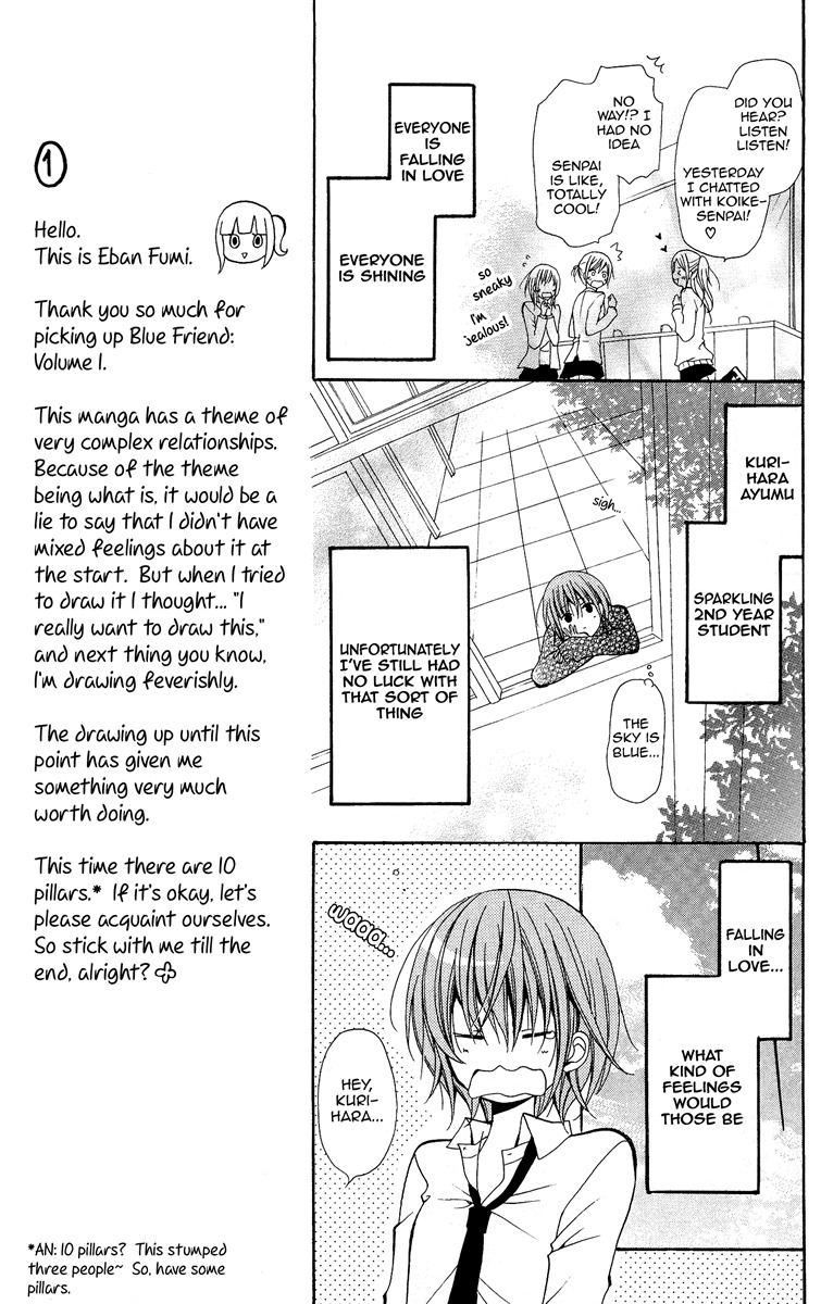 Blue Friend Chapter 1 page 13 - Chapter 1
