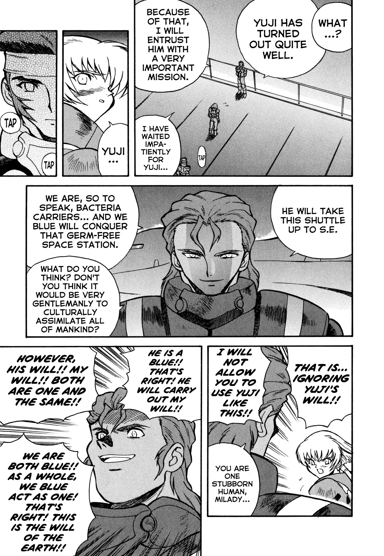 Blue Gender Chapter 7 page 13 - Chapter 7: Return of the Blue