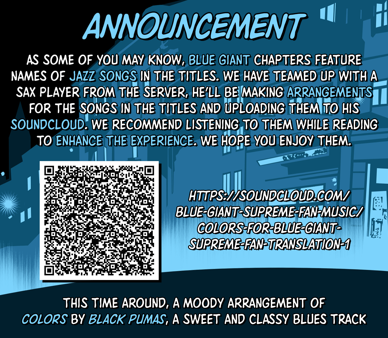 Blue Giant Supreme Chapter 32 page 1 - Chapter 32: Colors