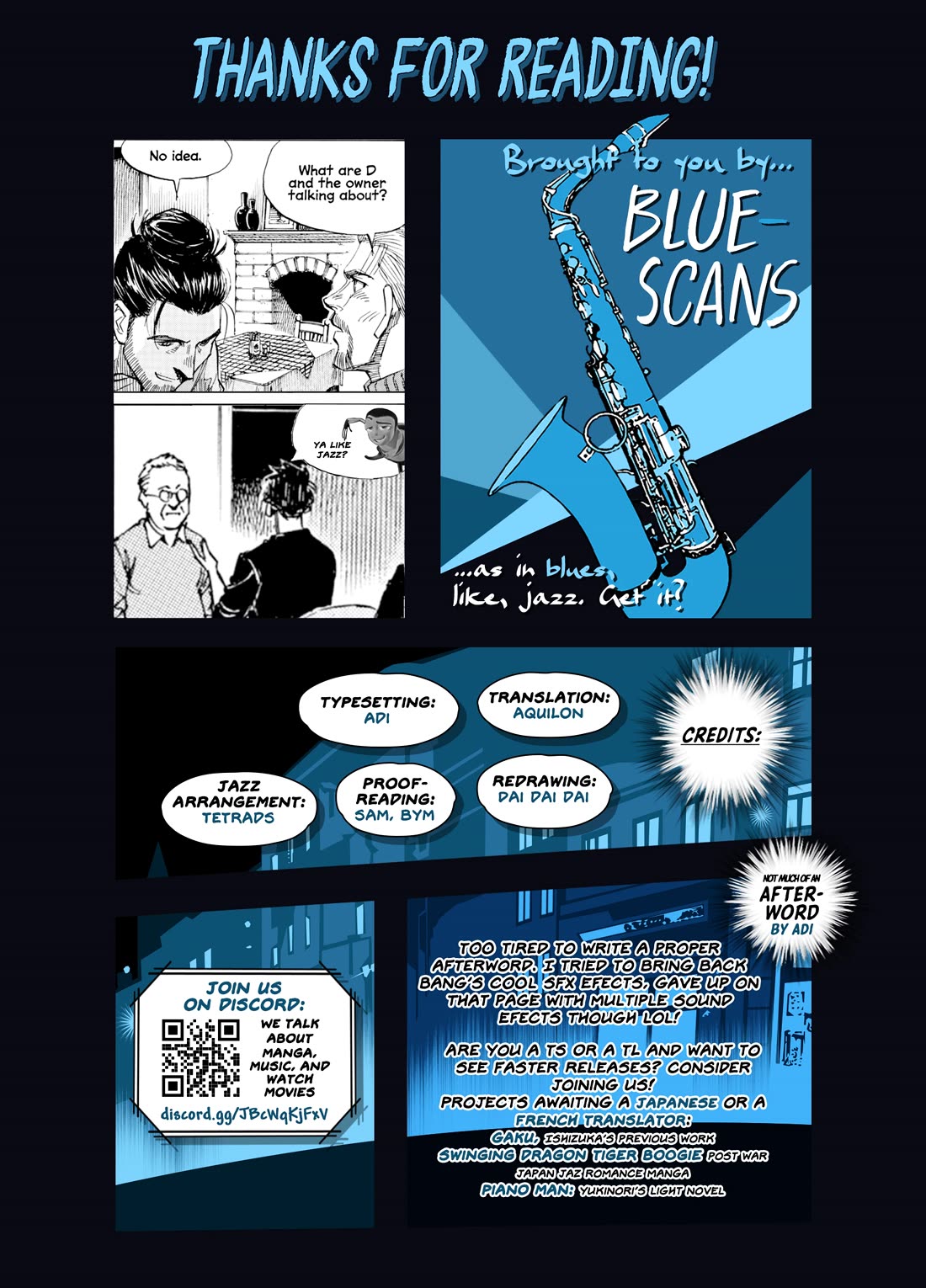 Blue Giant Supreme Chapter 39 page 26 - Chapter 39: Nothing Personal