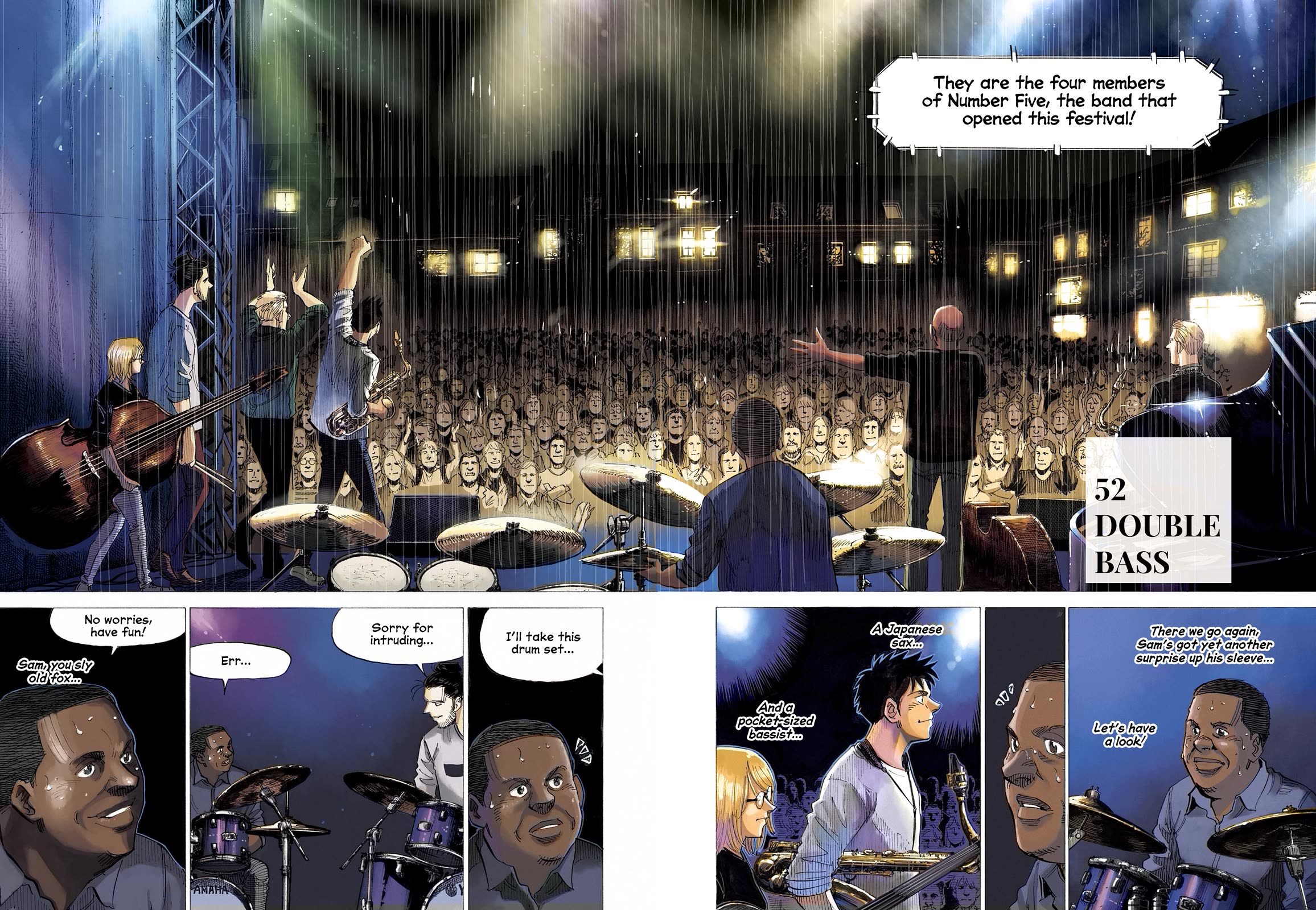 Blue Giant Supreme Chapter 52 page 3 - Chapter 52: Double Bass