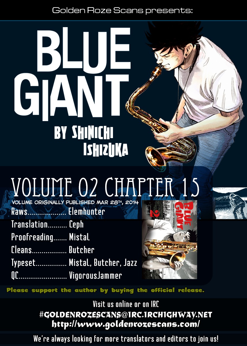 Blue Giant Chapter 15 page 25 - Chapter 15: I Know