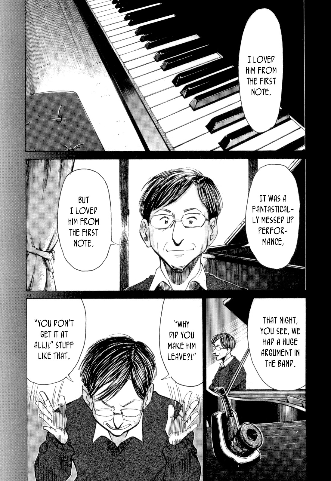 Blue Giant Chapter 8 page 20 - Chapter 8: Slow Hot Wind + Omake