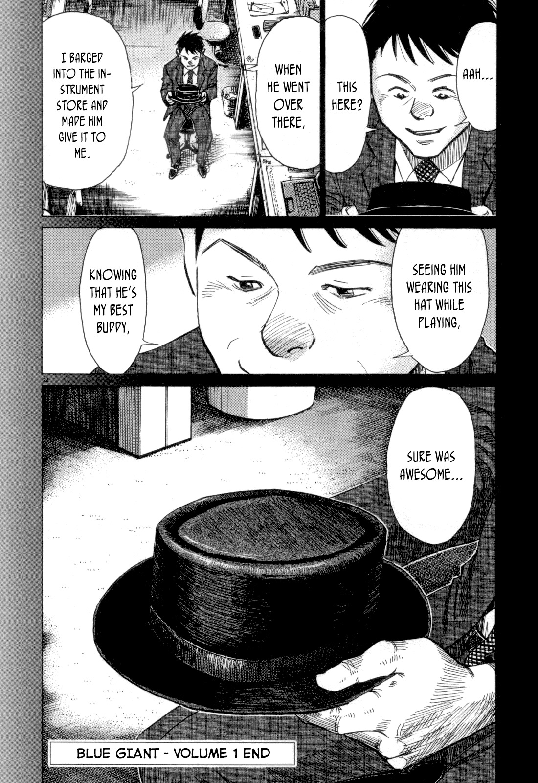 Blue Giant Chapter 8 page 24 - Chapter 8: Slow Hot Wind + Omake