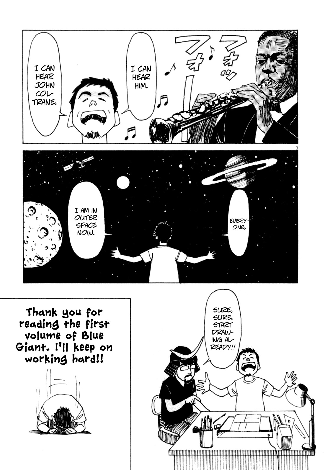 Blue Giant Chapter 8 page 31 - Chapter 8: Slow Hot Wind + Omake
