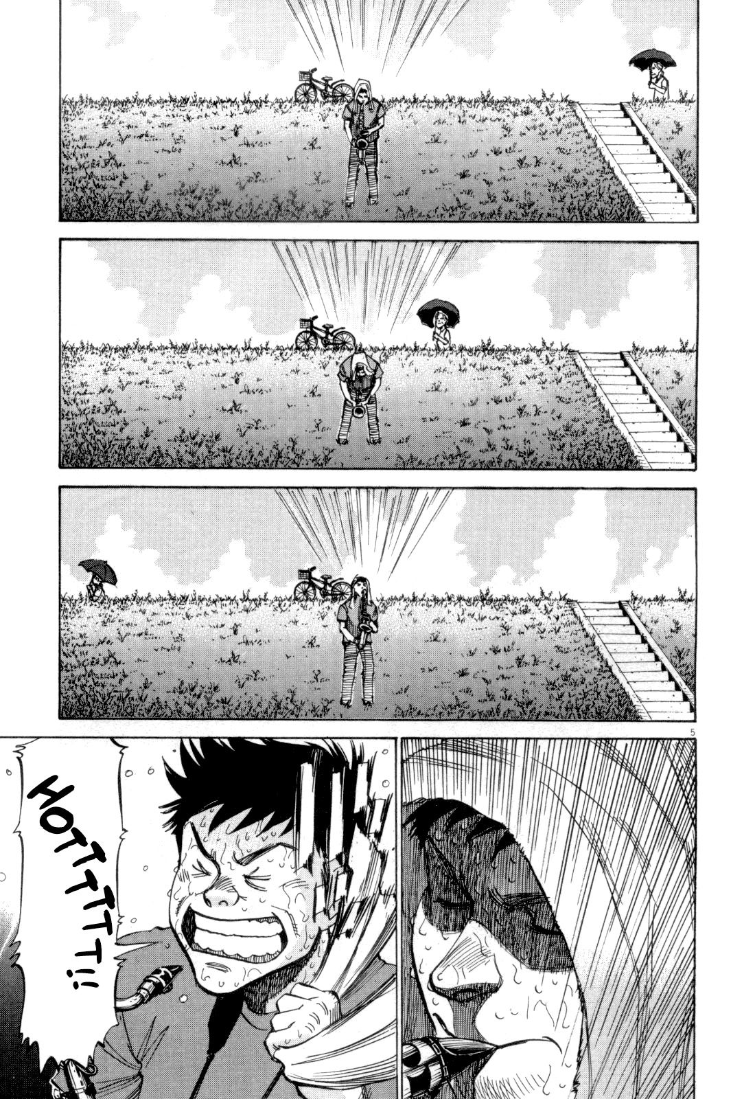 Blue Giant Chapter 8 page 5 - Chapter 8: Slow Hot Wind + Omake