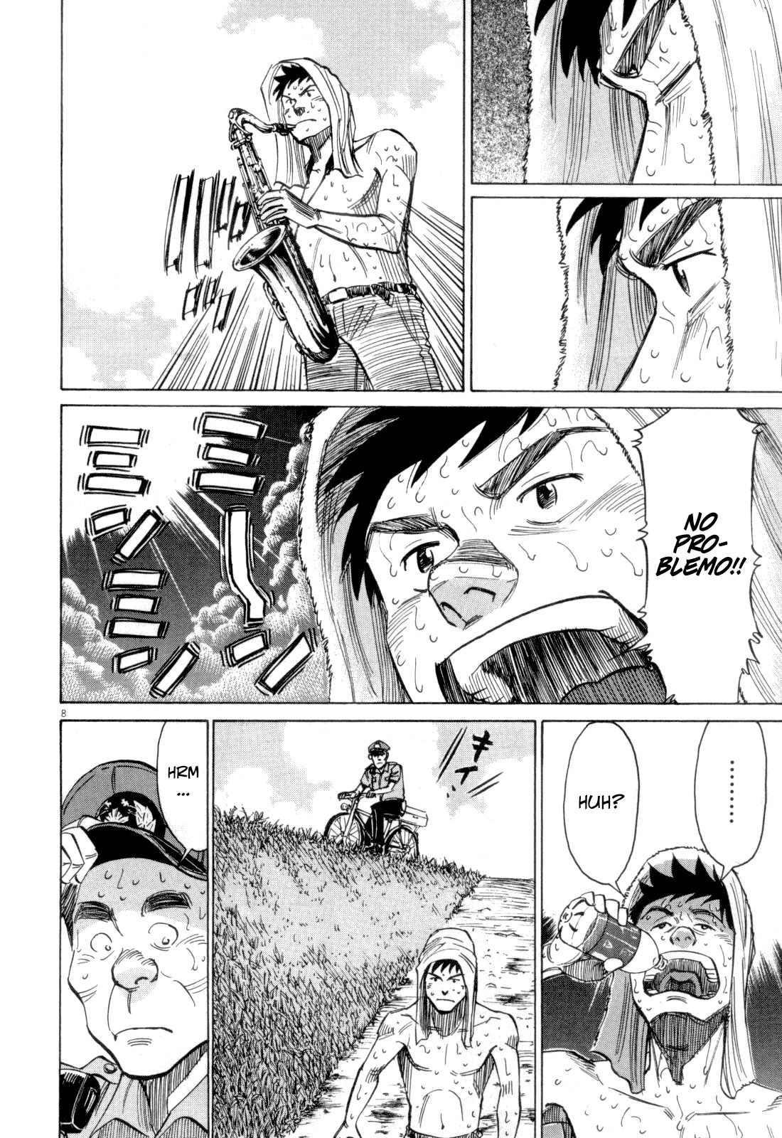 Blue Giant Chapter 8 page 8 - Chapter 8: Slow Hot Wind + Omake