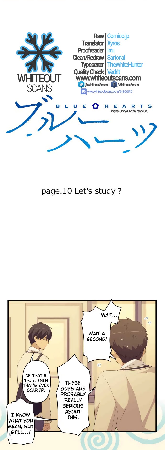 Blue Hearts Chapter 10 page 4 - Chapter 10: Let's Study ?