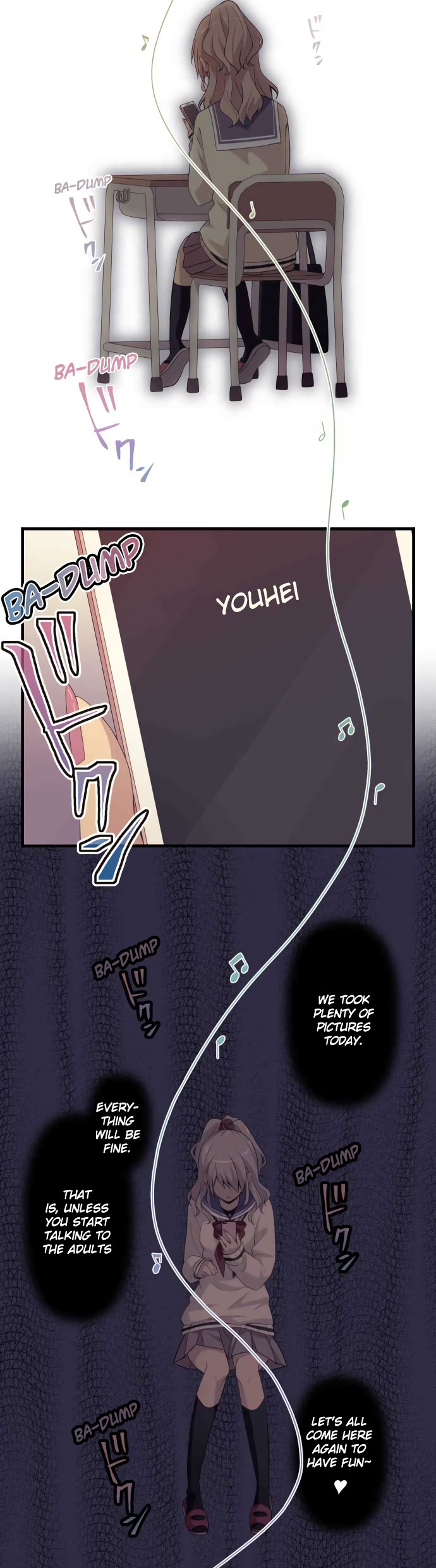 Blue Hearts Chapter 14 page 2 - Chapter 14: I can't tell anyone