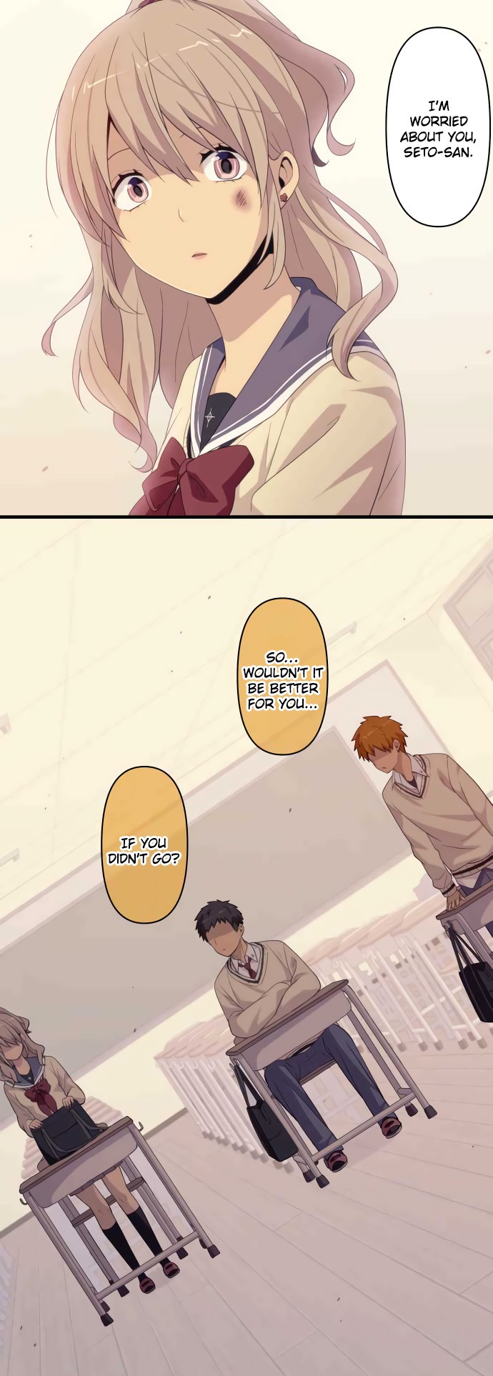 Blue Hearts Chapter 14 page 8 - Chapter 14: I can't tell anyone