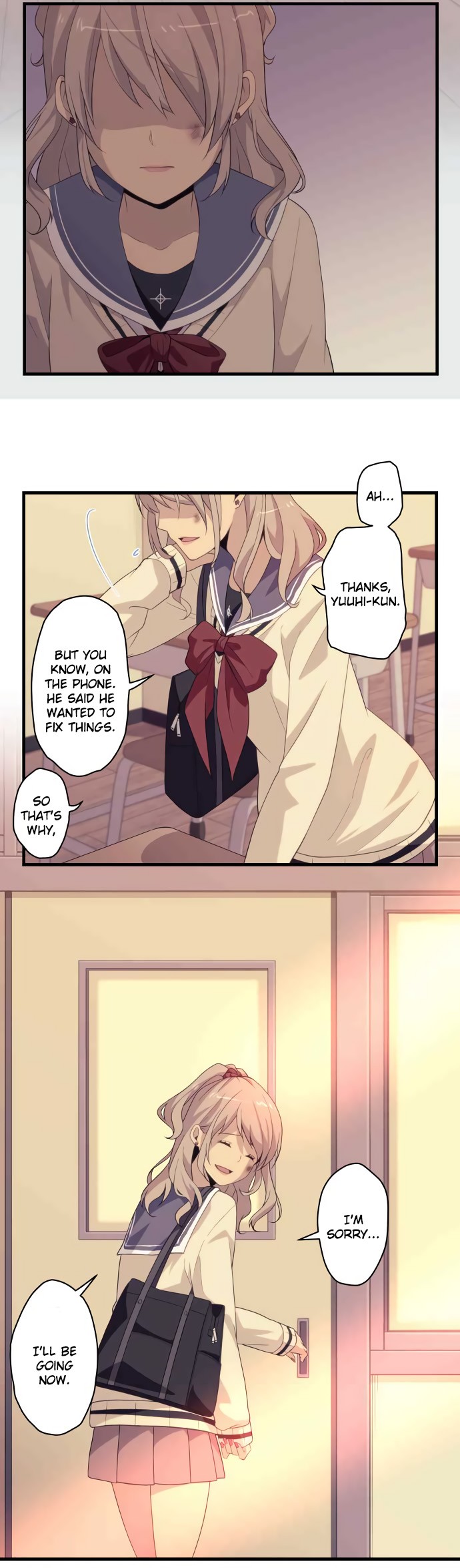Blue Hearts Chapter 14 page 9 - Chapter 14: I can't tell anyone