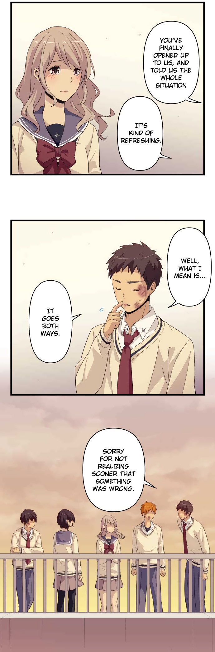 Blue Hearts Chapter 19 page 11 - Chapter 19: Gentle Light