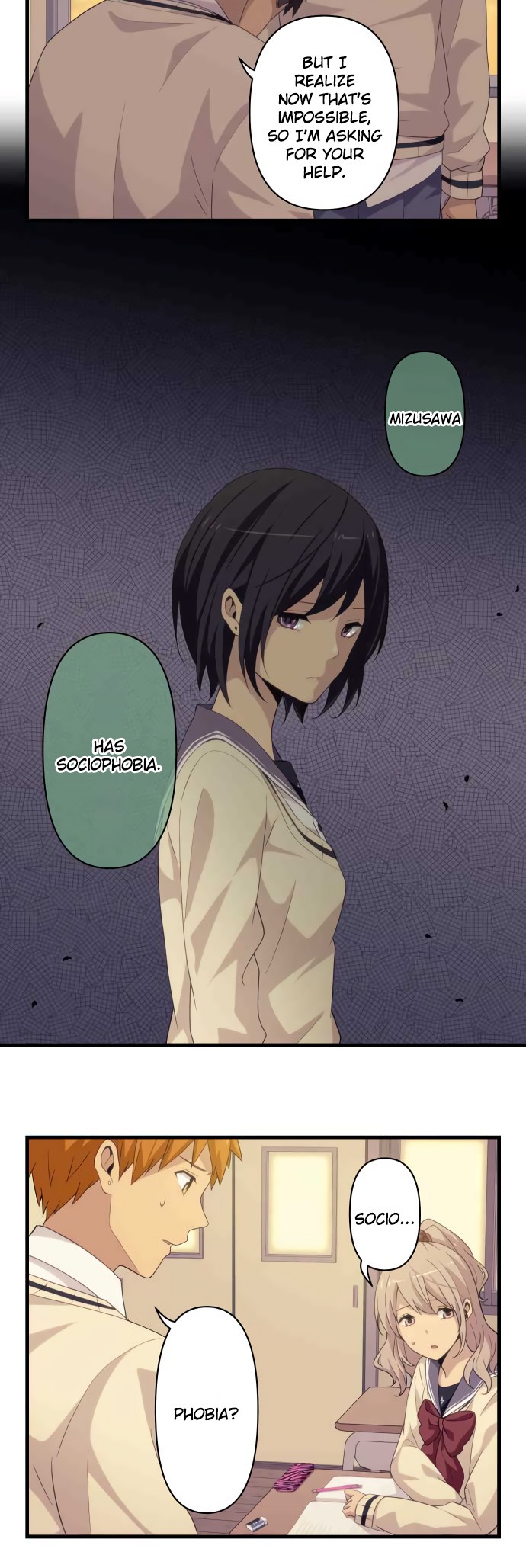 Blue Hearts Chapter 23 page 17 - Chapter 23: Sociophobia