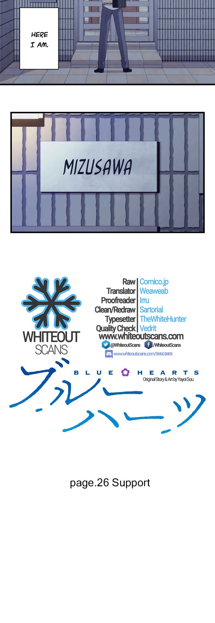 Blue Hearts Chapter 26 page 2 - Chapter 26: Support