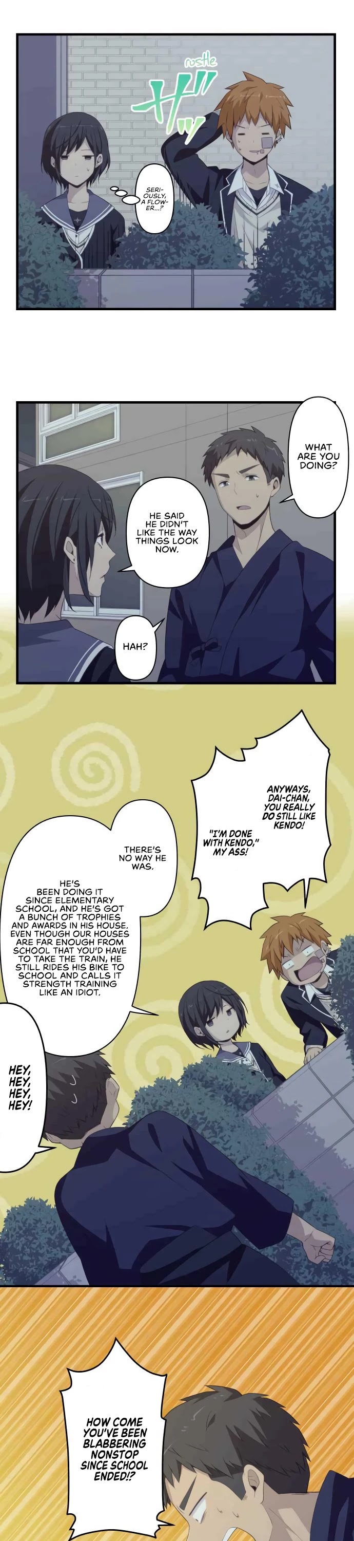 Blue Hearts Chapter 34 page 10 - Chapter 34: As If I Were Hooked