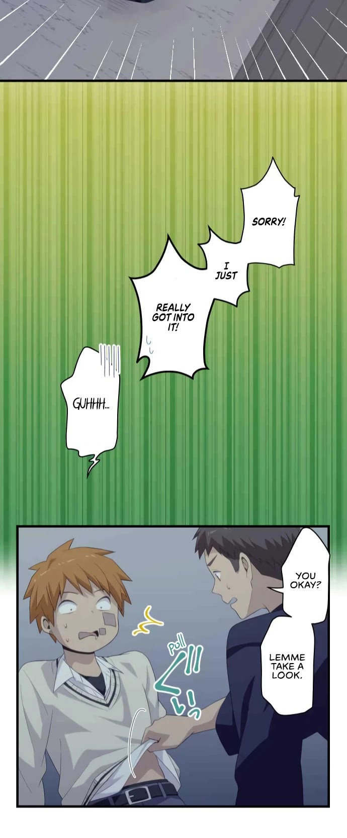 Blue Hearts Chapter 34 page 23 - Chapter 34: As If I Were Hooked